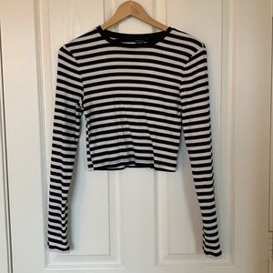 Striped Crop Top